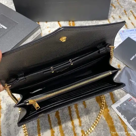 Tony Luxuries WALLET MATELASSÉ YSL CHAIN CASSANDRE 0512